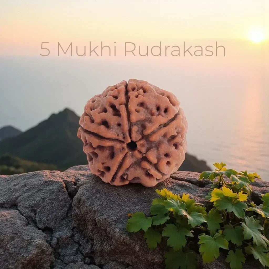 Premium Large 5 Mukhi Rudraksha (Nepal) | Divine Energy & Protection - LA TATVA