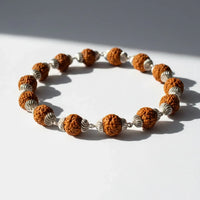 Pure Silver Rudraksha Bracelet