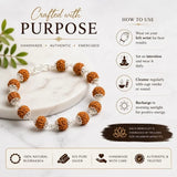 Pure Silver Rudraksha Bracelet