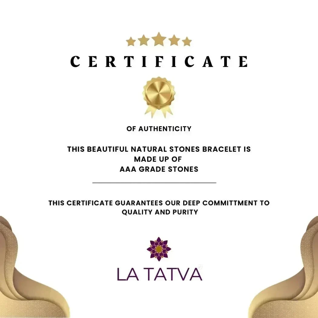 Blue Apatite Bracelet - Classic Round - LA TATVA