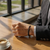 Raw Chintamani (Saffordite) Stone Bracelet – Classic Round - LA TATVA