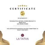 Raw Chintamani (Saffordite) Stone Bracelet – Classic Round - LA TATVA