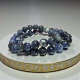 Real Sodalite Bracelet for Clarity and Inner Calm Classic Round