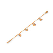 Rose Gold Evil Eye 925 Silver Bracelet