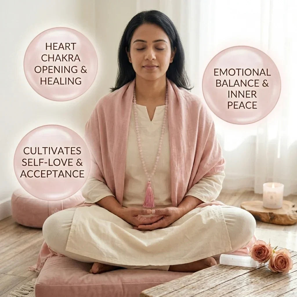 Rose Quartz Mala