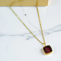 Ruby Pendant – July Birthstone - LA TATVA
