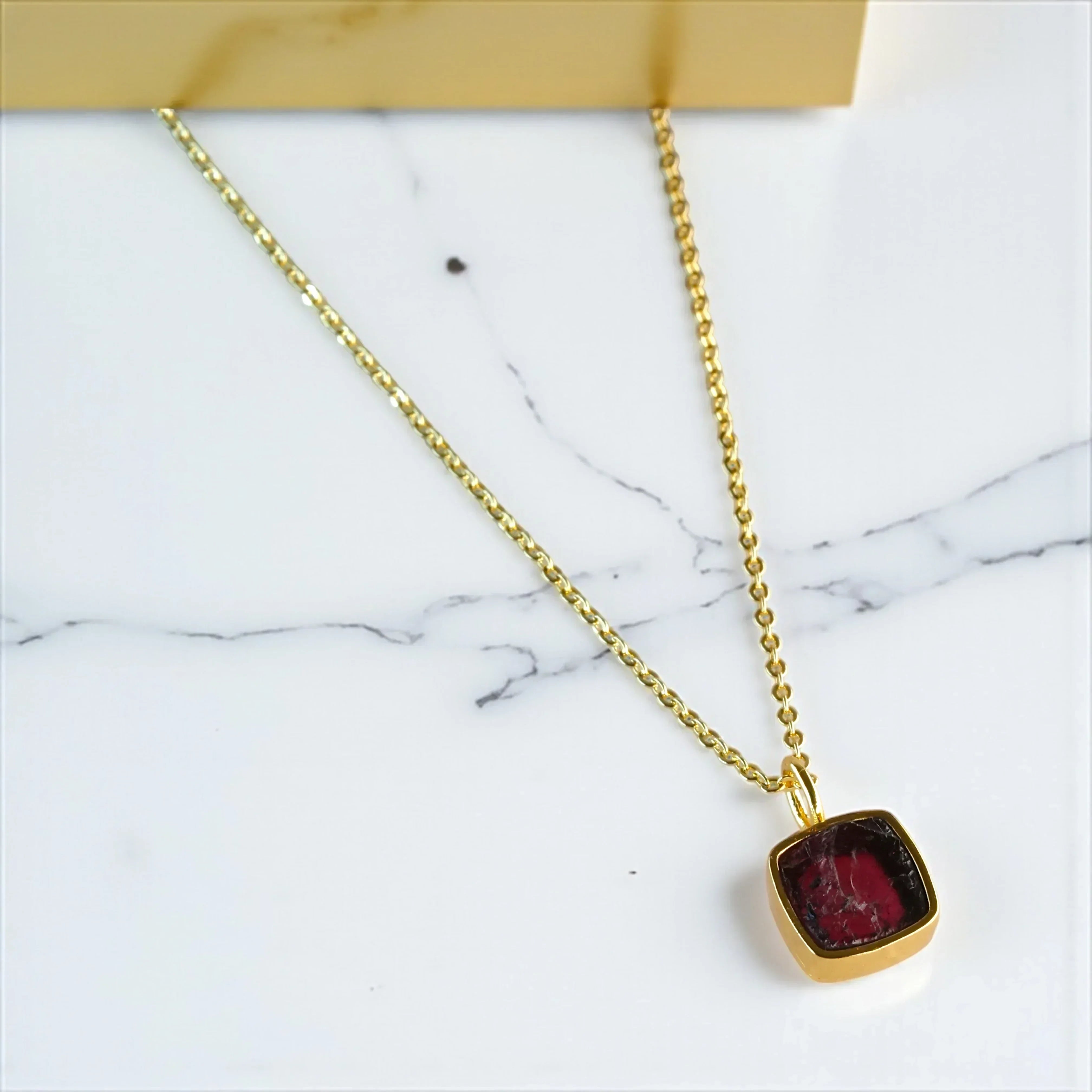 Ruby Pendant – July Birthstone - LA TATVA