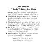 Selenite Plate - LA TATVA