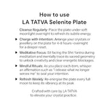Selenite Plate - LA TATVA