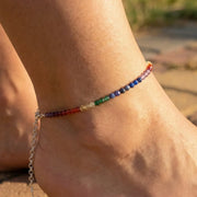 Seven Chakra Anklet