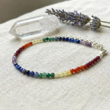Seven Chakra Anklet