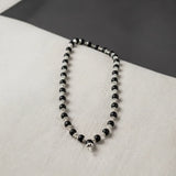 Silver Capped Karungali Malai (Black Ebony) – Aura Protection • Strength • Divine Clarity
