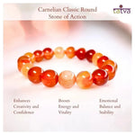 Stone of Action - Carnelian Classic Round - LA TATVA