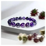 Serene Elegance – Pearl Bracelet + Amethyst Bracelet Combo | Mother's Day Special