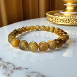 Yellow Cats Eye Bracelet