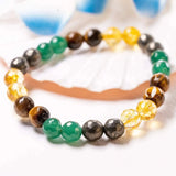 Attract Money Wealth and Abundance - Mixel Stone Bracelet - LA TATVA