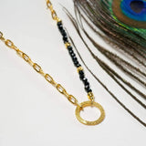 Black Onyx Chain - Stone of Stability - LA TATVA