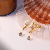 Labradorite Eternal Love danglers - Stone of Emotional Healing - LA TATVA