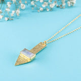 Moonstone Arrow Pendant - LA TATVA